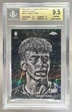 Lamine Yamal 2024 Topps Chrome UEFA Euro #BN-17 Berlin at Night SSP BGS 9.5