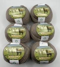 6 x 50g Balls Of Merino Wool Yarn - Camel - New