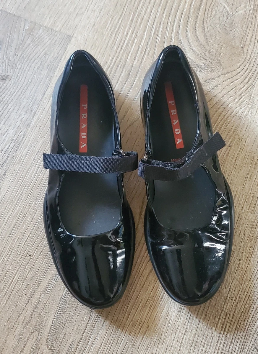 PRADA Patent Leather Mary Jane Flats for Women for sale | eBay