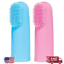 Infant Finger Toothbrush Gum Massager Cello Wrapped Assorted 100/Box