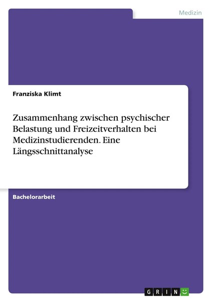 Franziska Klimt | Zusammenhang Zwischen Psychischer Belastung Und...-image