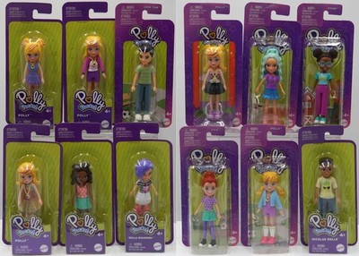 6 x Polly Pocket Figur Set-Mattel Auswahl: Shani,Lila,Nicolas Wells,Jake Tam ...