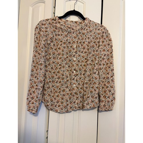 Blusa Top Zara Niños Estampado Floral Manga Larga Con Botones Talla 13/14 - Imagen 3 de 9