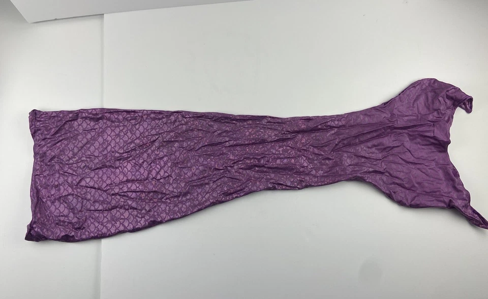 Cola de Sirena Púrpura Rosa Brillante Niñas Talla 10 Halloween Disfraz Decoración Foto 4 de 4