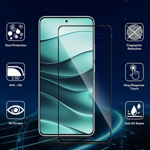 FUNDA PARA XIAOMI POCO X7 PRO 5G 6.67" TPU SILICONA ANTIGOLPES + CRISTAL - Picture 9 of 10