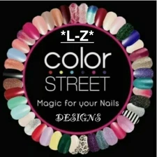 Color Street Nail Strips [L-Z] ~DESIGNS/PATTERNS/NAIL ART~ Buy MORE SAVE  MORE!!