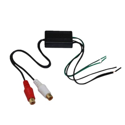Speaker to 2 RCA Line Output Converter In Out High Low USA