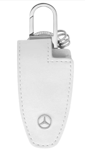 Genuine Mercedes-Benz Key Cover Brown Leather Authentic 90s Before  