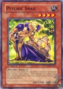 Psychic Snail - TDGS-EN021 - Common - Unlimited Edition x3 - Near Mint