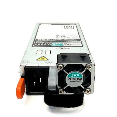 NEW Genuine Dell 2000W 80+ Platinum EPP Power Supply R740XD D2000E