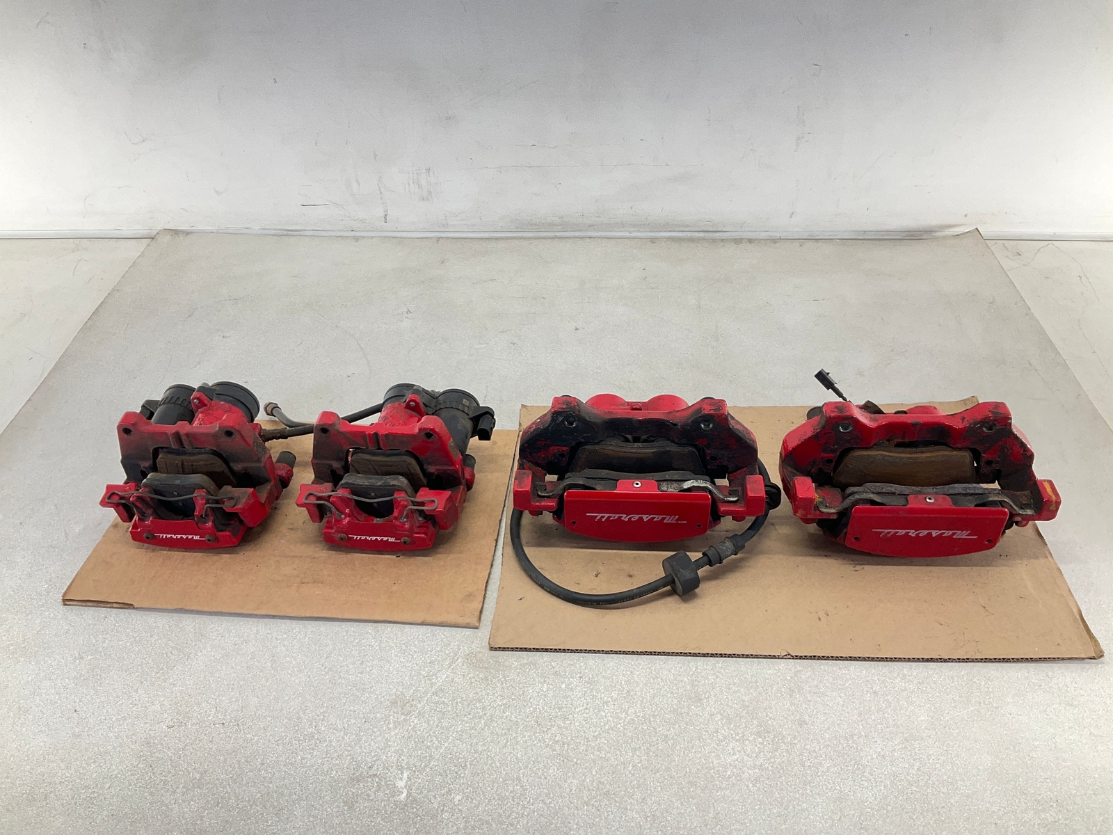 17-20 MASERATI Levante AWD Front & Rear Wheel Brake Caliper 4 OEM
