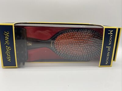 Mason Pearson Popular Bristle & Nylon BN1 Dark Ruby / New In Box