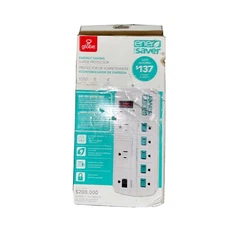 New- Energy Saving Surge Protector 8 Outlet Smart Surge Protector Damaged Box