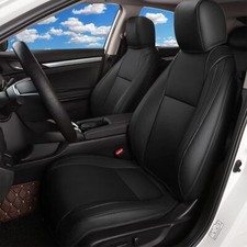 Car 5 Seat Covers For Honda Civic Sportlx 2022-2026 Faux Leather Set Waterproof
