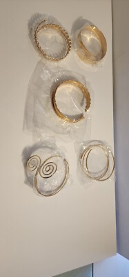 Set Of 5 Arm Cuff Bracelets