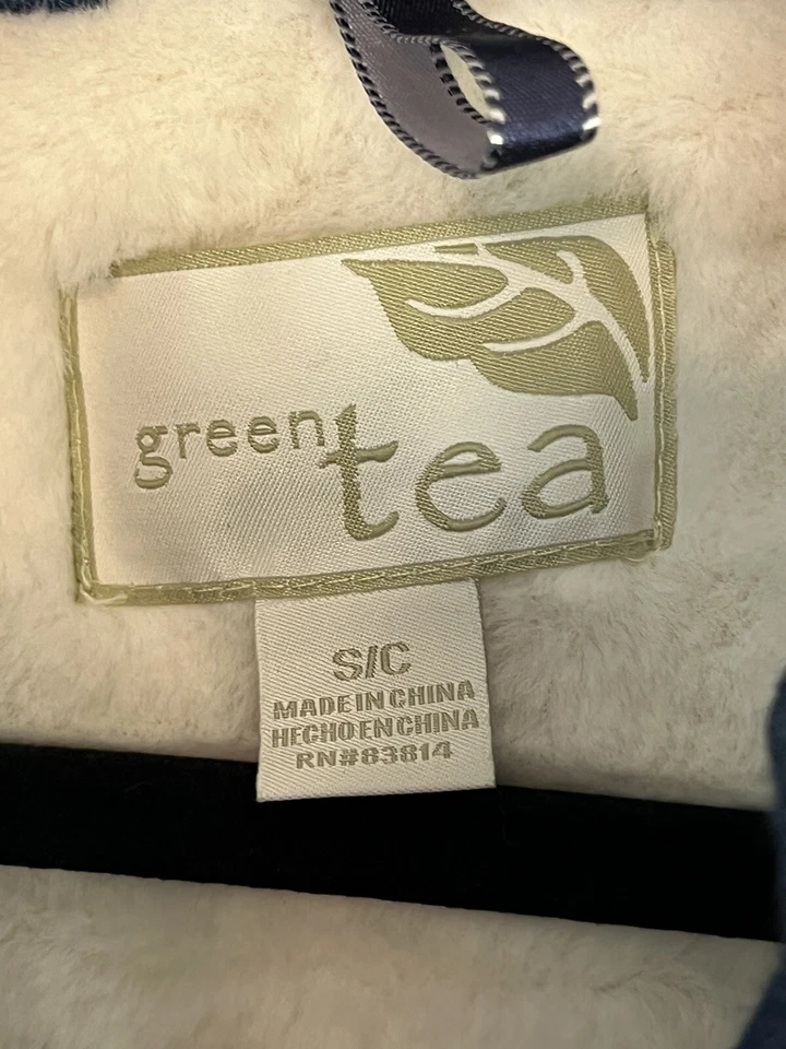 Chaleco acolchado de invierno Green Tea con capucha forrado de piel sintética para mujer pequeño Foto 3 de 4