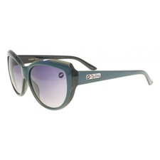 Flygirls Kissy Fly Sunglasses - Teal Grey - Smoke Gradient Lenses - New