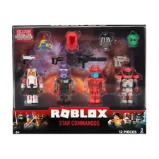 Roblox Star Commandos 4 Figure Set w/ Virtual Codes Mix And Match 