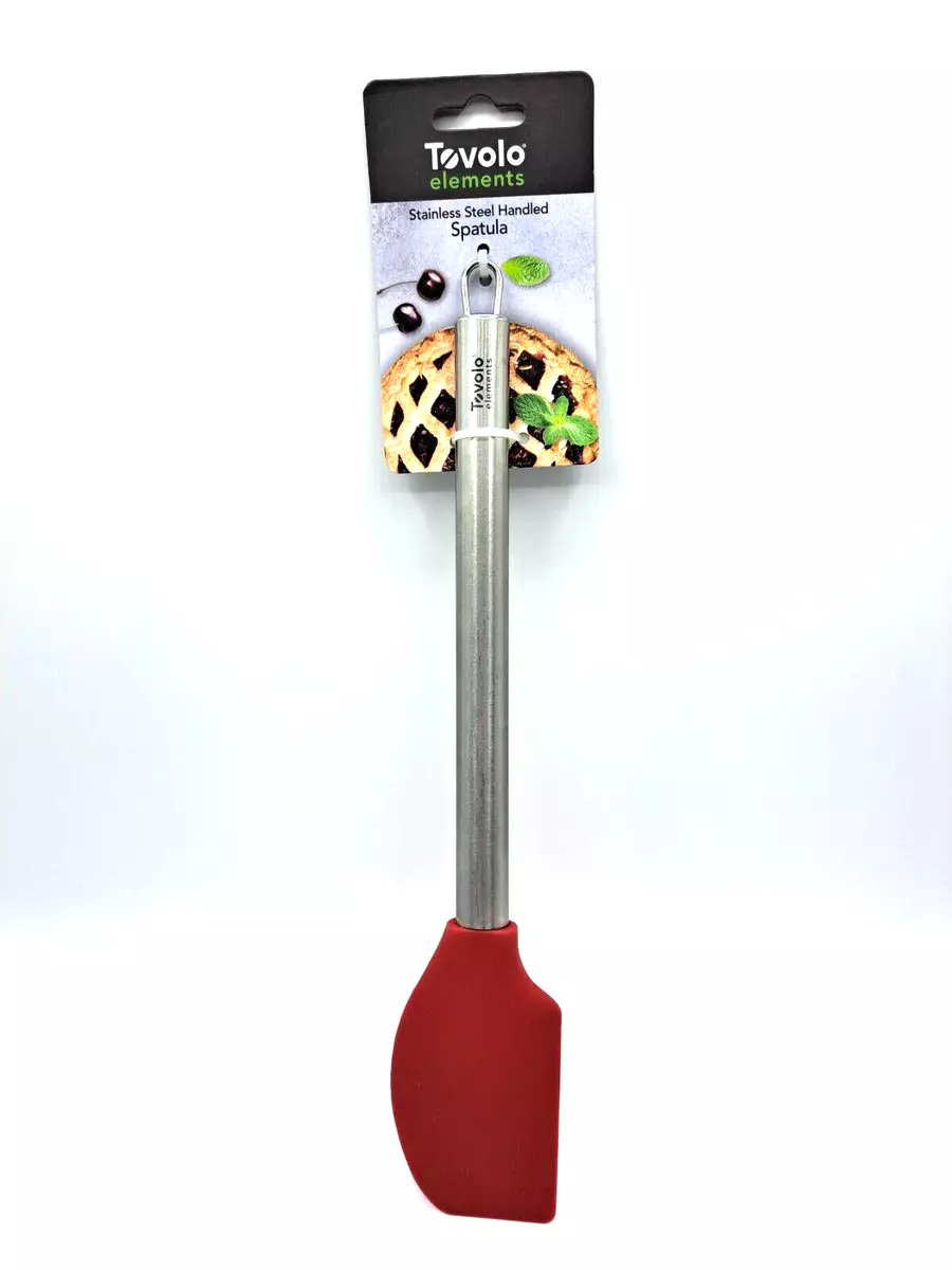 Tovolo Elements Stainless Steel & Silicone Spatula - Candy Apple Red