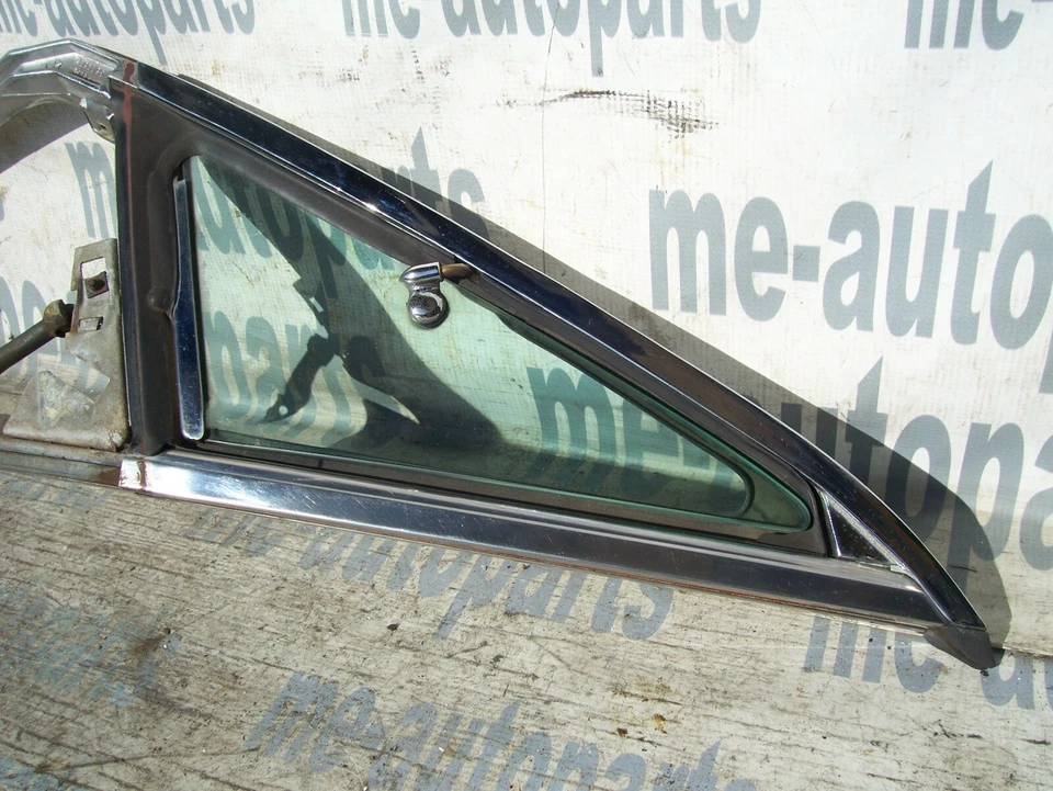 Chrysler Dodge Plymouth 1969-1973 OEM puerta delantera izquierda ventilación ventana vidrio Foto 3 de 4