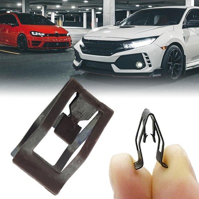 10Pcs Car Accessories Console Dash Dashboard Trim Metal Retainer INV K3H4 Q F8D1