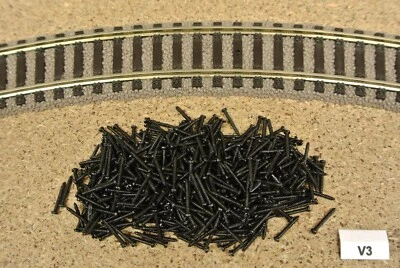 V3, Gleisschrauben KaModel für H0 Fleischmann Profigleis, 1,2x10mm, 100-500St