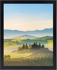 2 Pack 7x13 Black Picture Frames, Photos Frame with Plexiglass, Wall Gallery