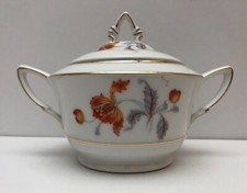 Große Zuckerdose Bonboniere Porzellan Zeh Scherzer Bavaria 50er 60er