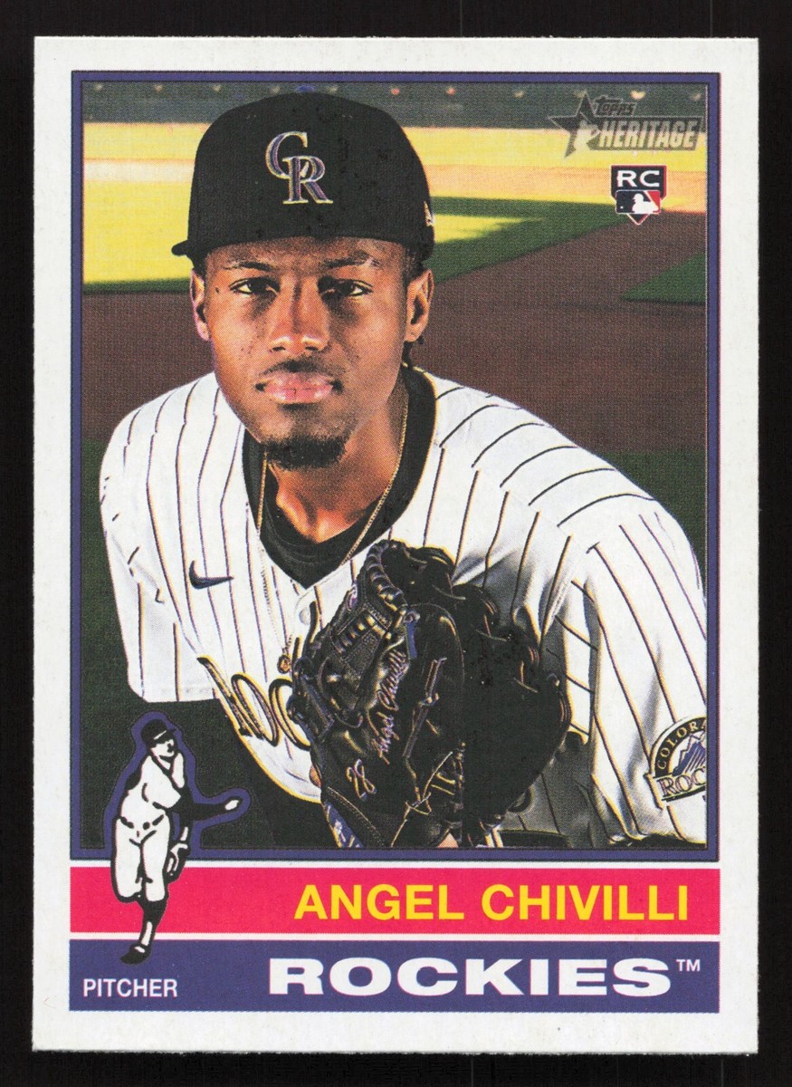 2025 Topps Heritage #230 Angel Chivilli RC Rookie Card