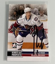 2009-10 ITG Heroes and Prospects Yannick Weber #26 Rookie RC Auto Autograph