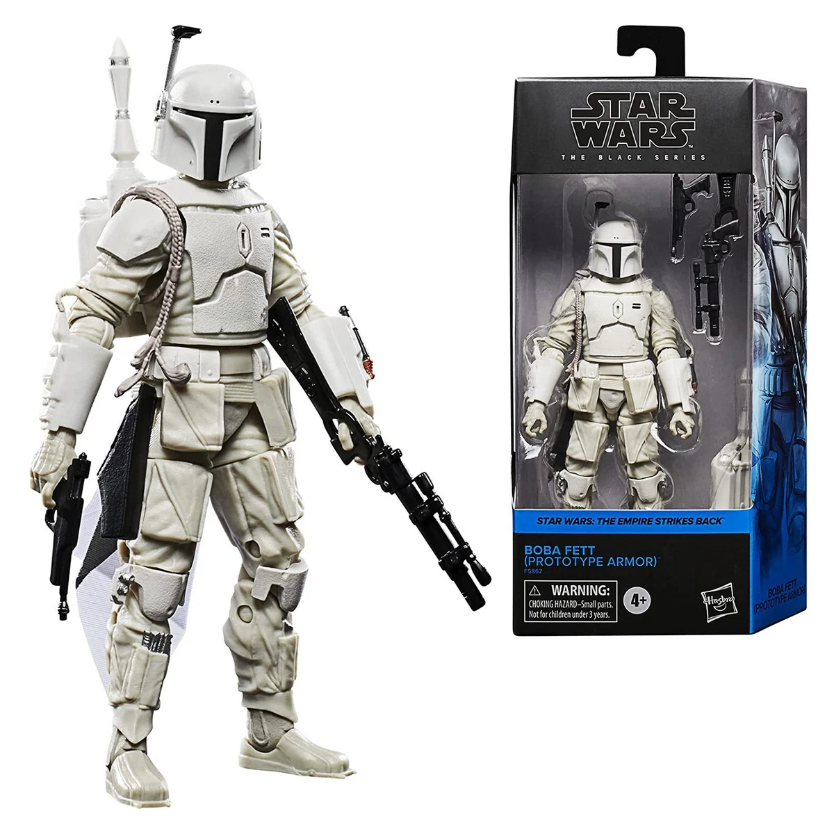 Star Wars Black Series Boba Fett Prototype White Armor 6