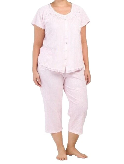 Aria Cotton Striped Sleepwear & Robes for Women