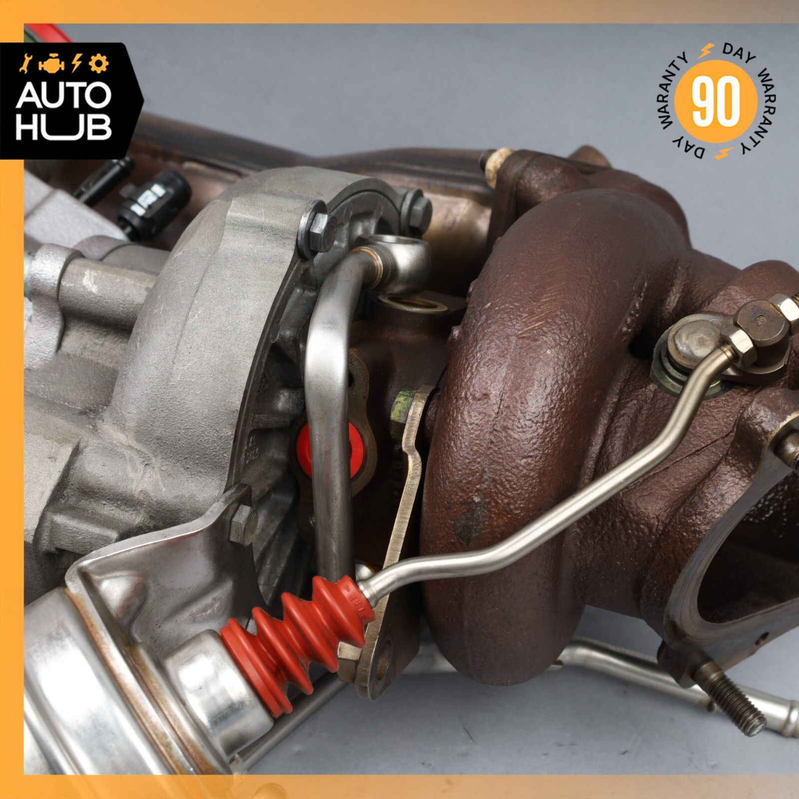 03-08 Bentley Continental GT 6.0L W12 Turbocharger Turbo Manifold Left Side OEM