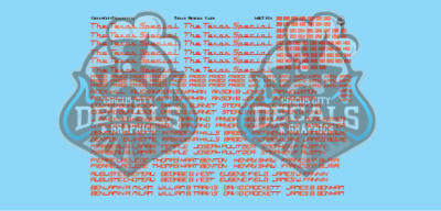 #ad The Texas Special MKT KATY Frisco Passenger Car O Scale Decal Set $16.51