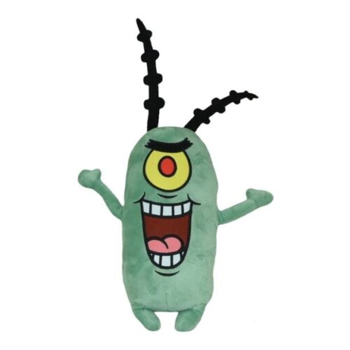 Spongebob Squarepants 8 Inch Plankton Stuffed Plush Toy Character. NWT - Afbeelding 1 van 2