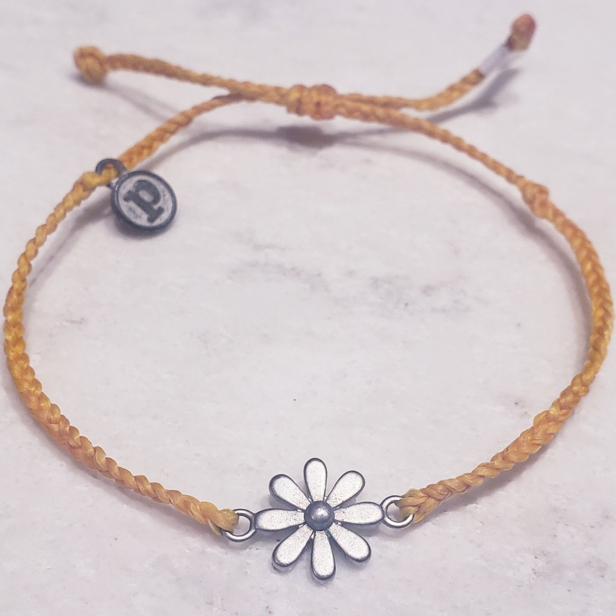 Bead Bracelet Pura Vida Daisy Anklet Cadenas Tobilleras Acero