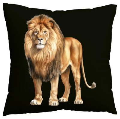 Kissenbezug Löwe Afrika Löwin Löwen Baby Simba Lion King Safari R Schwarz 404172