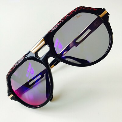 CAZAL 657 col 702 sunglasses Germany Arc en Ciel limited edition snake leather