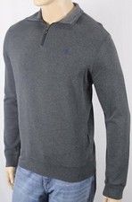 Polo Ralph Lauren Grey 1/2 Half Zip Sweater Blue Pony NWT