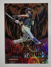 2022 Donruss Juan Soto Unleashed Pink Fireworks Holo SP No. UL-8