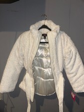 Iz Byer, Girls Faux Fur Winter Jacket Size Medium 10/12