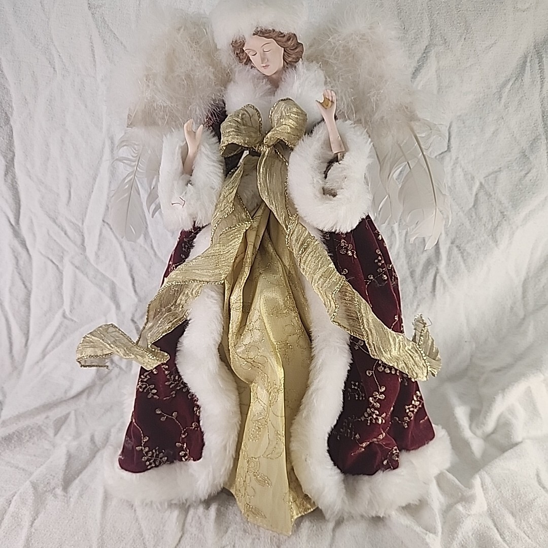 Grandeur Noel Celestial Fabric Angel 16