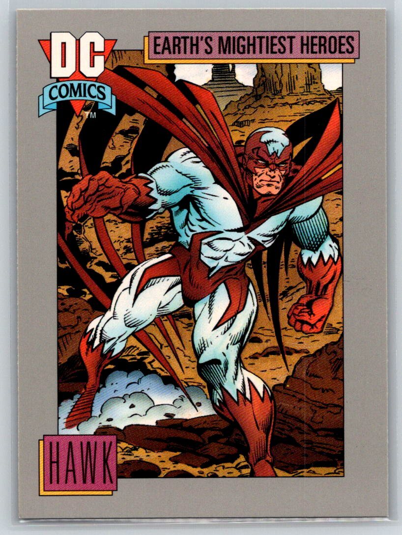 1992 Impel DC Cosmic #55 Hawk