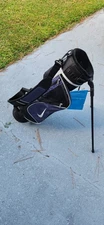 NWT Nike Birdie Blue Youth Carry Bag Golf Stand 3 LBS 26” New 3-Way Divider
