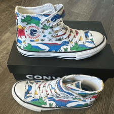 Converse Chuck Taylor All Star Dino Party Easy-On Boys Sneakers- Size 3