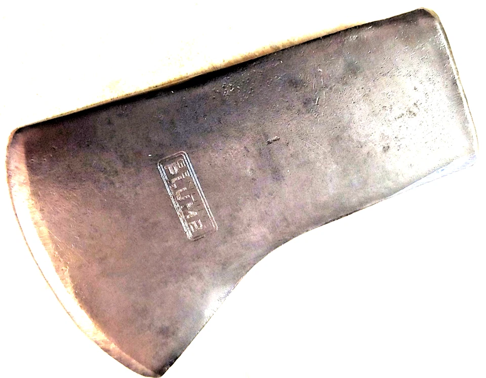 Cabeza de hacha de hacha de patrón nacional de plomada genuina de colección 1 lb. 1,32 oz.  Sharp Foto 2 de 4