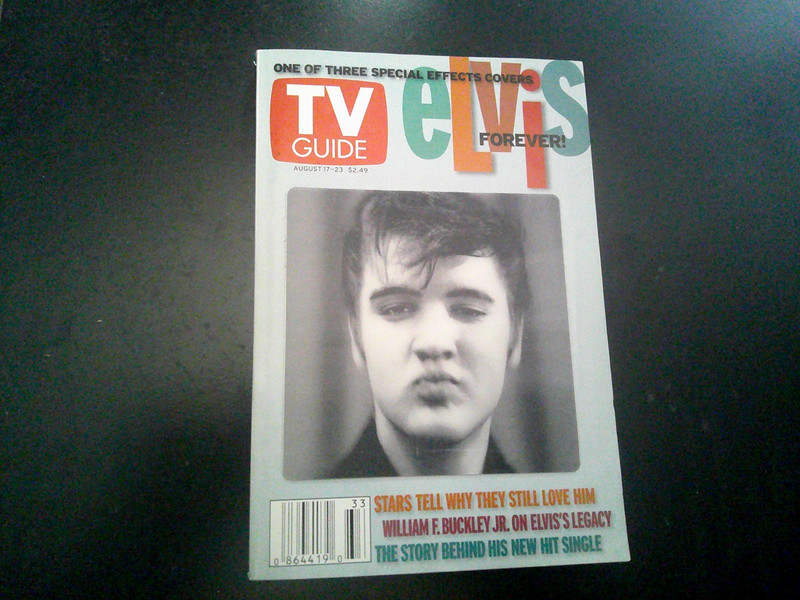 ELVIS PRESLEY 2002 TV GUIDE *Special Effects* cover (XFine