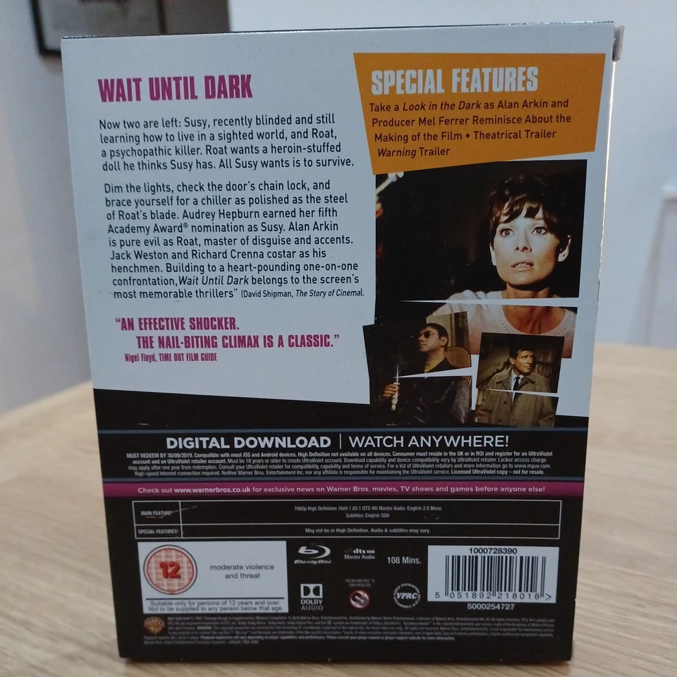  Wait Until Dark (1967) Blu-Ray Premium Collection With Poster & Art Cards - Image 2 of 3