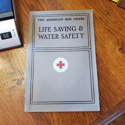 VTG The American Red Cross Life Saving & Water Safety Book  Softcover