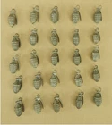 Vintage 1964 Hasbro GI Joe #7502 Combat Field Pack Set Grenade Lot of 25 C7